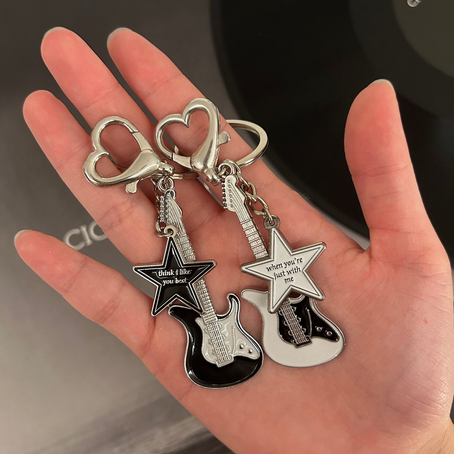 CAS "K." Matching Keychain/Necklace